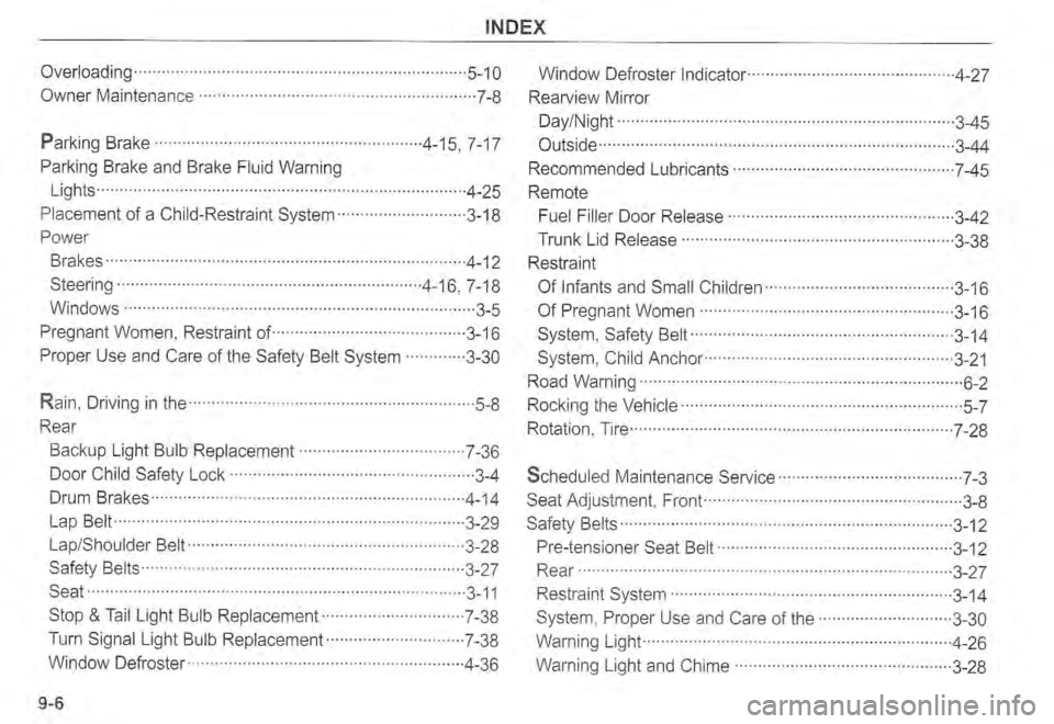 KIA SPECTRA5 2004  Owners Manual 
