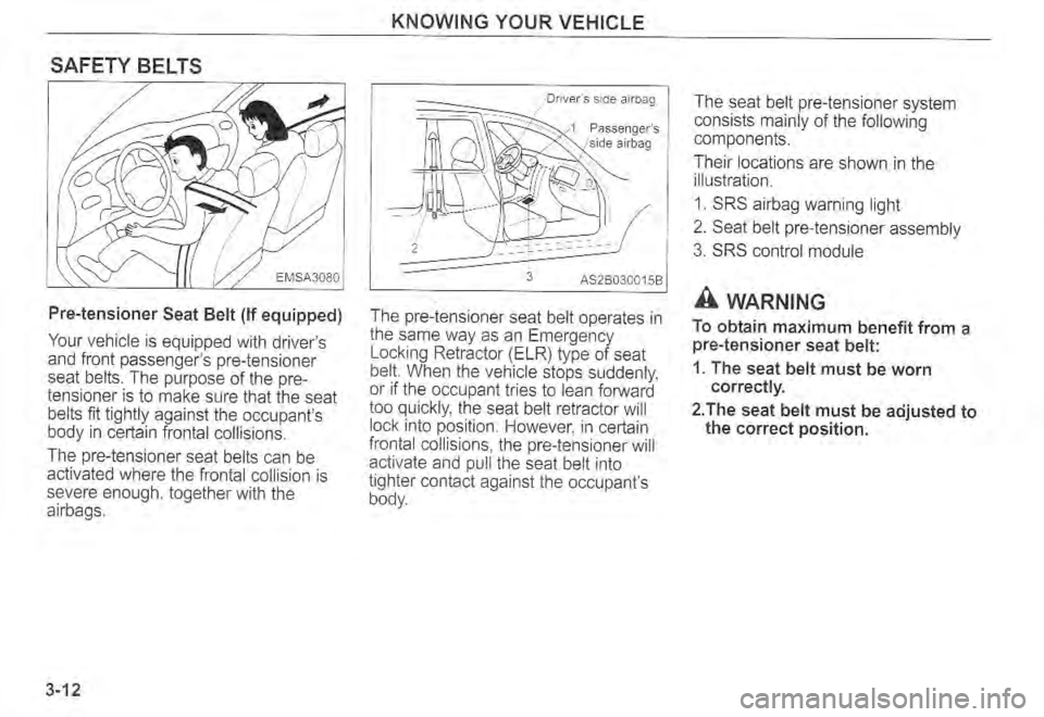 KIA SPECTRA5 2004  Owners Manual 