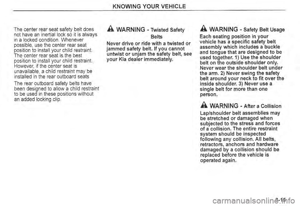 KIA SPECTRA5 2004  Owners Manual 