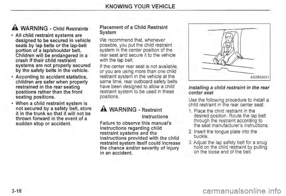 KIA SPECTRA5 2004  Owners Manual 