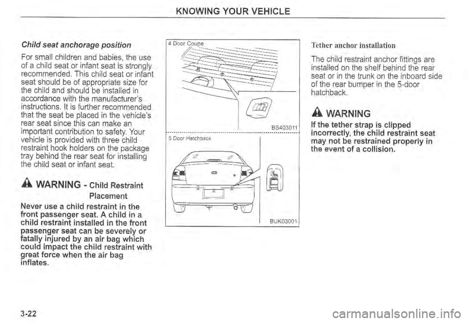 KIA SPECTRA5 2004  Owners Manual 