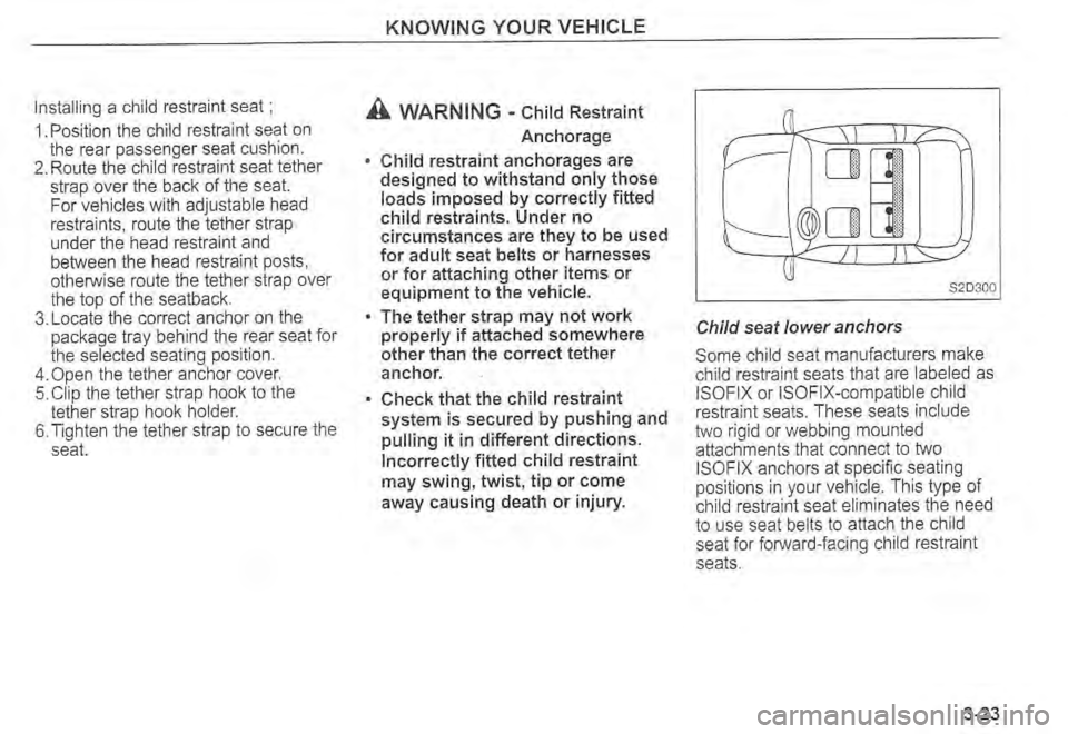KIA SPECTRA5 2004  Owners Manual 
