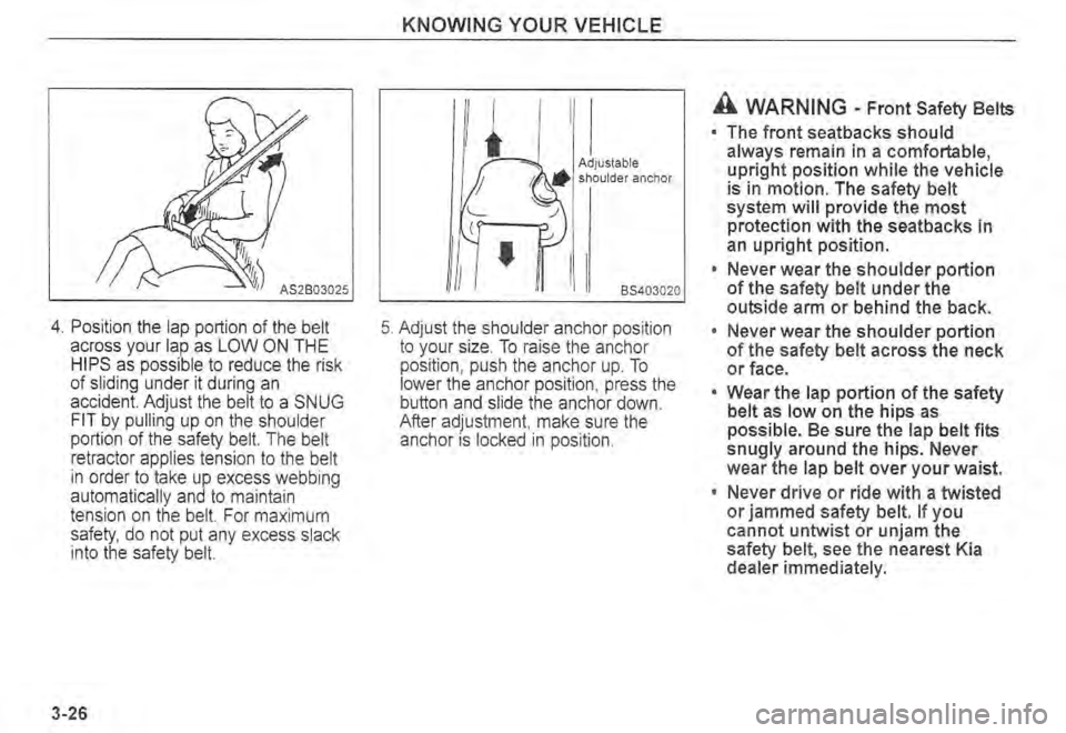 KIA SPECTRA5 2004  Owners Manual 