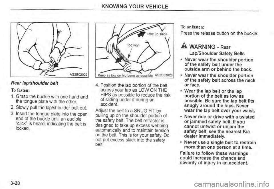 KIA SPECTRA5 2004  Owners Manual 