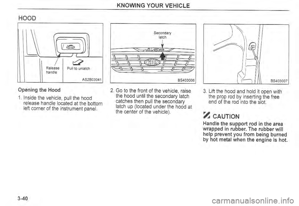 KIA SPECTRA5 2004  Owners Manual 