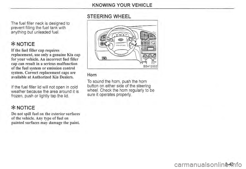 KIA SPECTRA5 2004  Owners Manual 