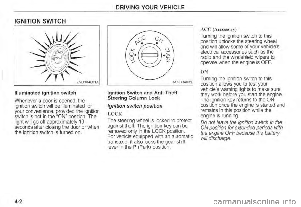 KIA SPECTRA5 2004  Owners Manual 