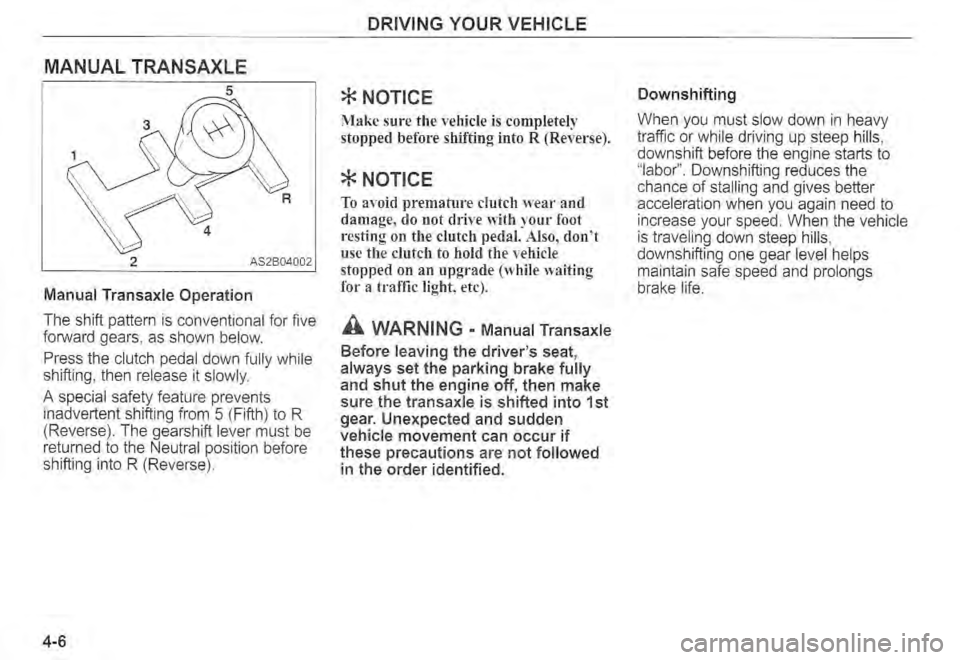 KIA SPECTRA5 2004  Owners Manual 