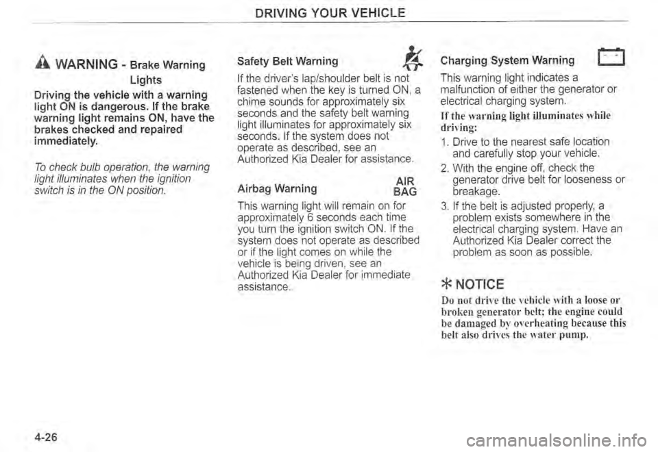 KIA SPECTRA5 2004  Owners Manual 