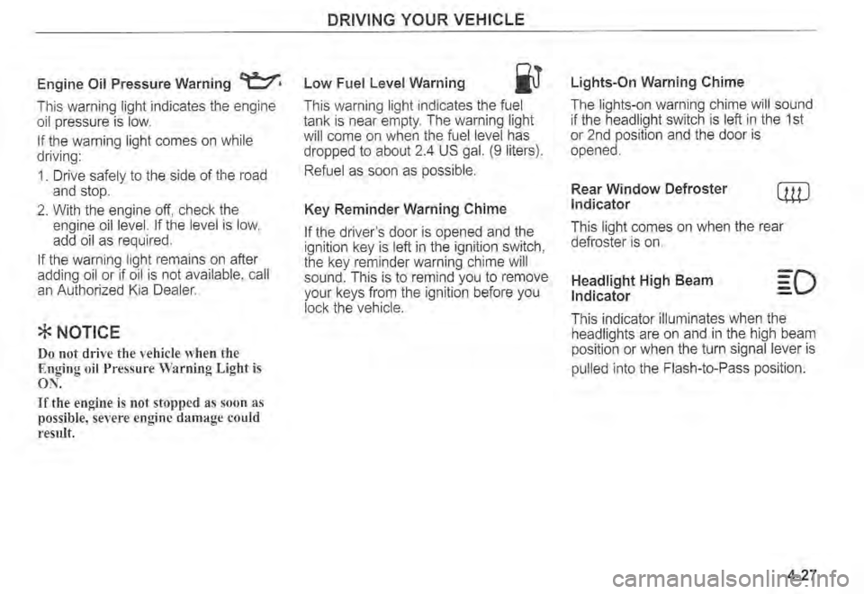 KIA SPECTRA5 2004  Owners Manual 