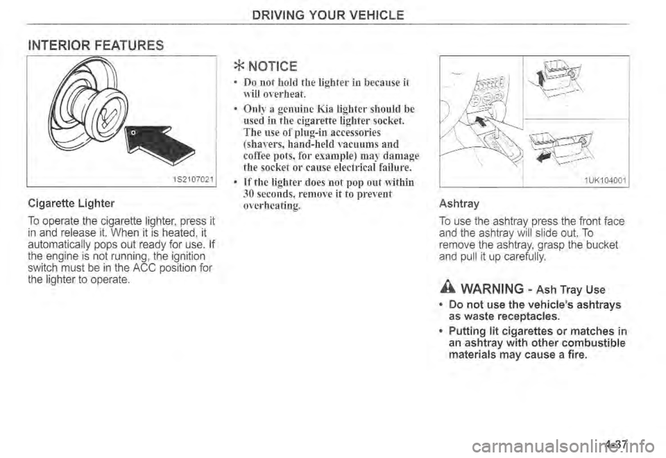 KIA SPECTRA5 2004  Owners Manual 