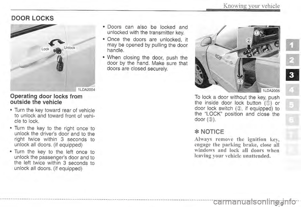 KIA SPECTRA5 2005  Owners Manual 