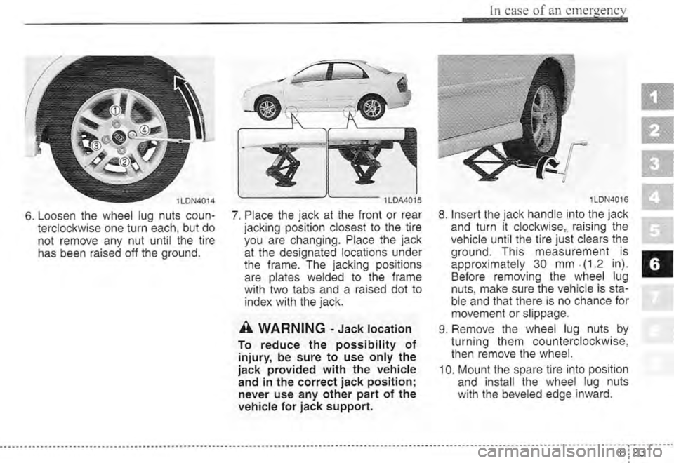 KIA SPECTRA5 2005  Owners Manual 