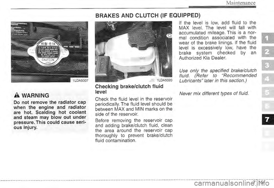 KIA SPECTRA5 2005  Owners Manual 
