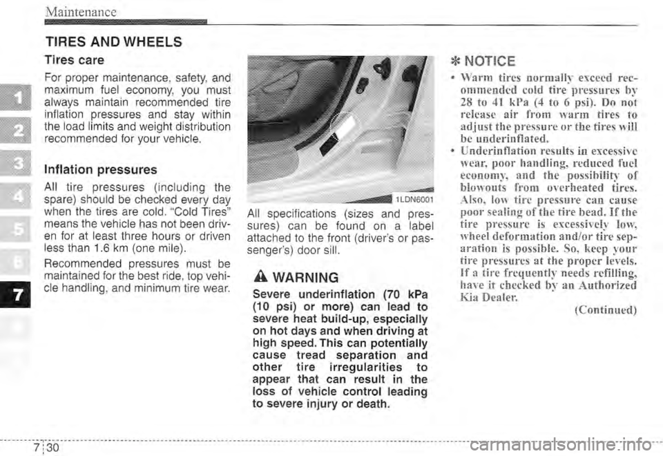 KIA SPECTRA5 2005  Owners Manual 
