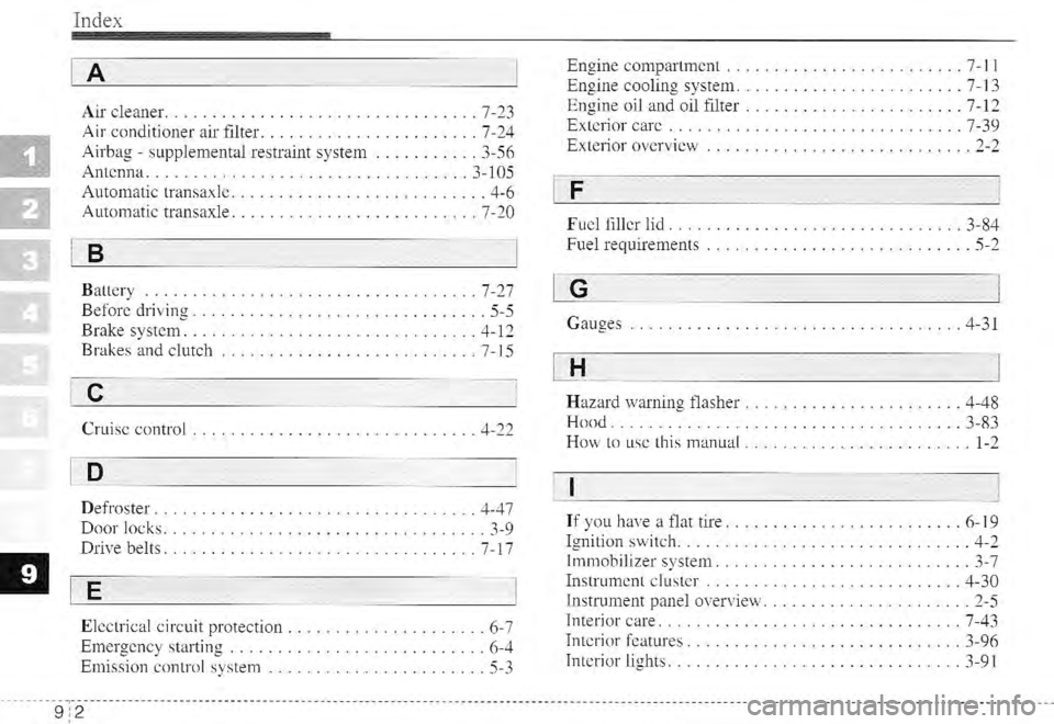 KIA SPECTRA5 2005  Owners Manual 