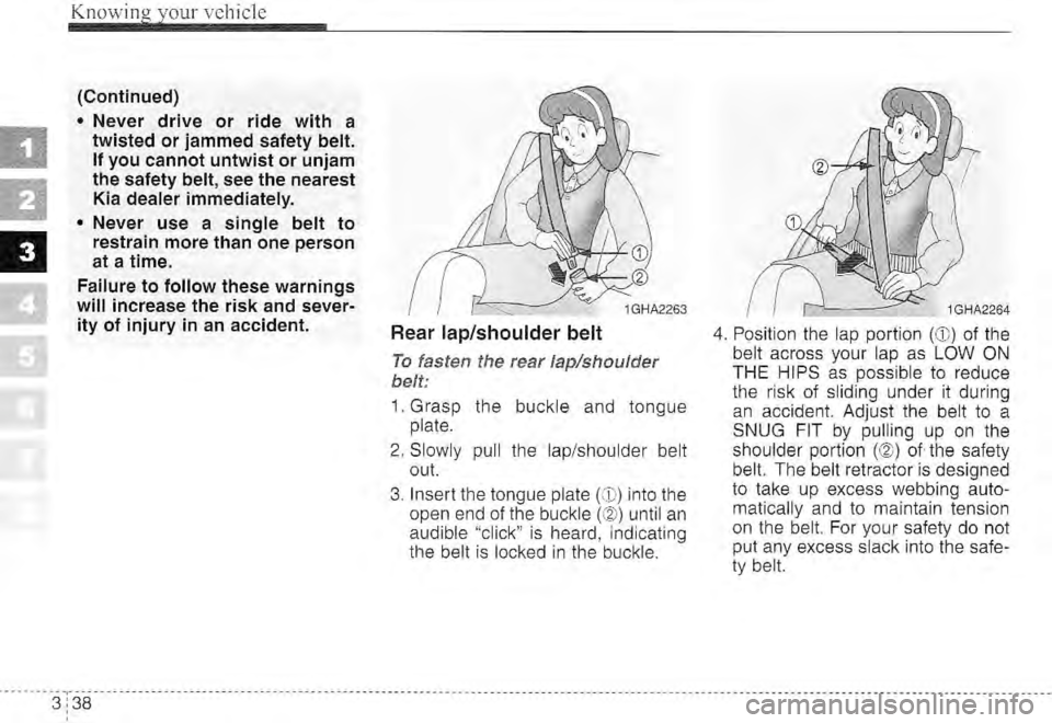 KIA SPECTRA5 2005  Owners Manual 