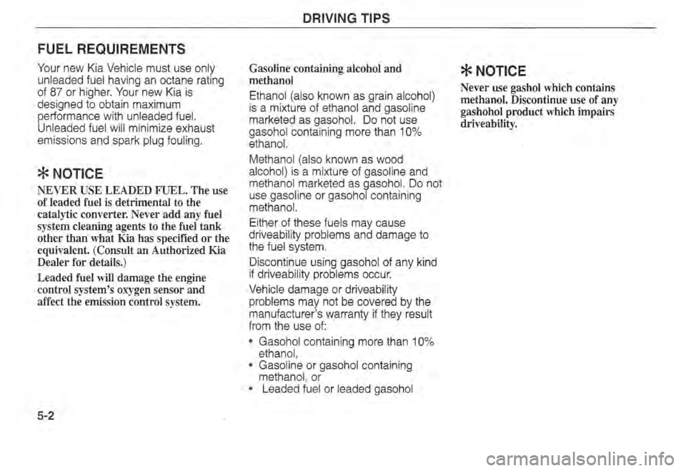 KIA SPECTRA5 2002  Owners Manual 
