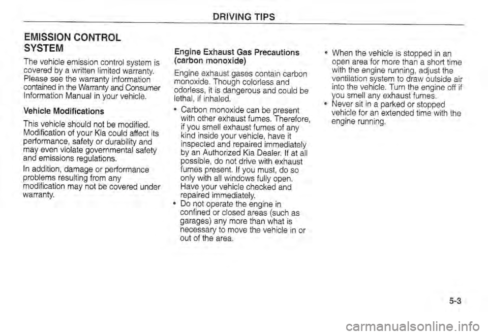 KIA SPECTRA5 2002  Owners Manual 