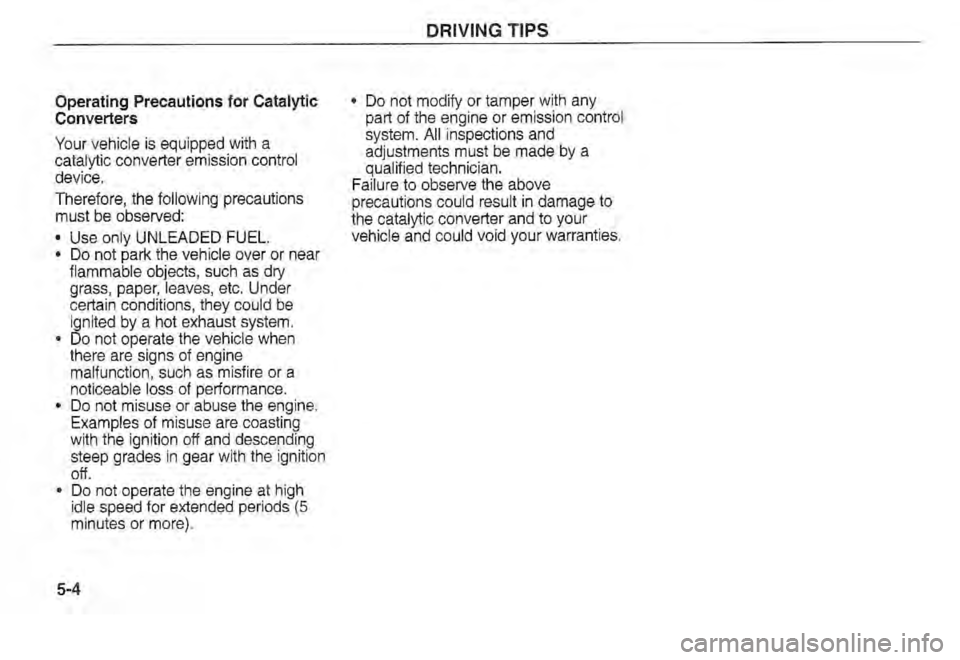 KIA SPECTRA5 2002  Owners Manual 