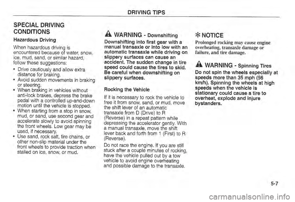 KIA SPECTRA5 2002  Owners Manual 