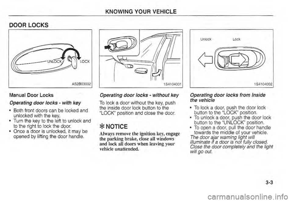 KIA SPECTRA5 2002  Owners Manual 