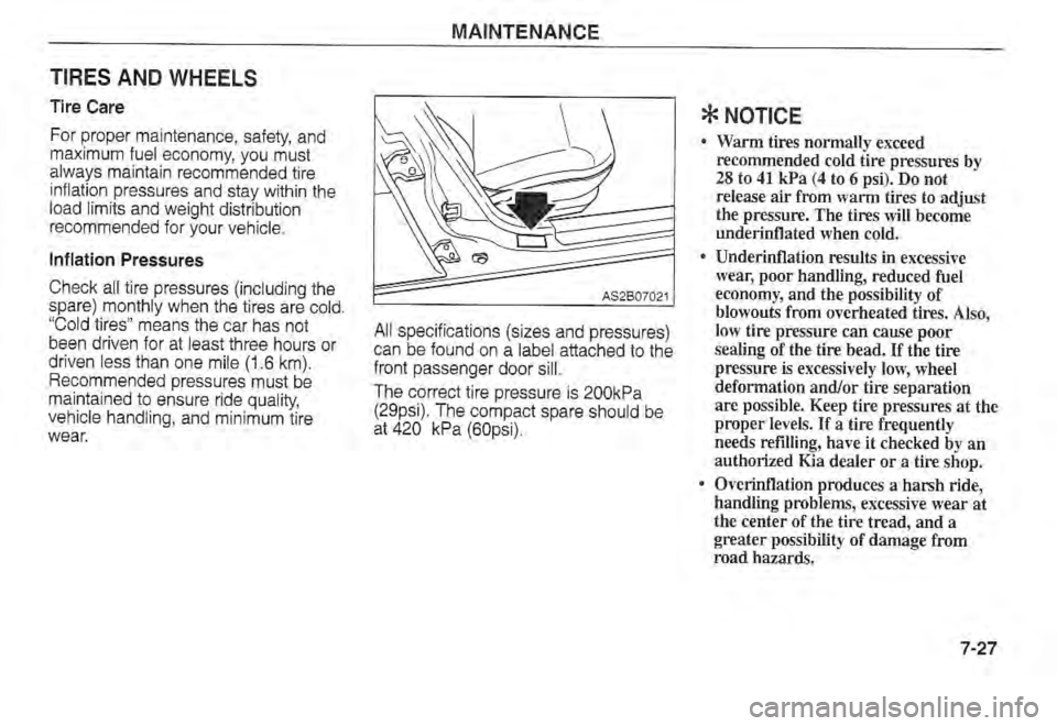 KIA SPECTRA5 2002  Owners Manual 