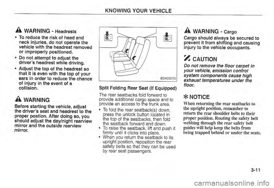 KIA SPECTRA5 2002  Owners Manual 