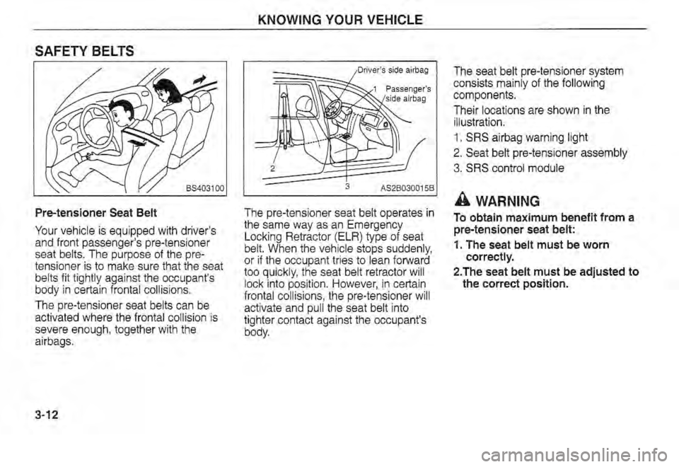 KIA SPECTRA5 2002  Owners Manual 