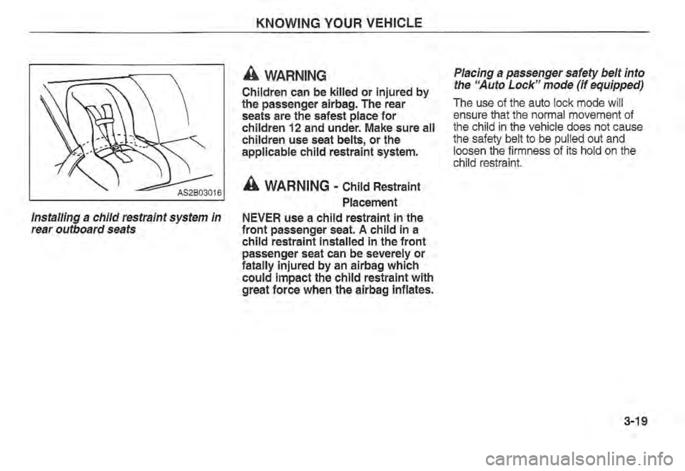 KIA SPECTRA5 2002  Owners Manual 