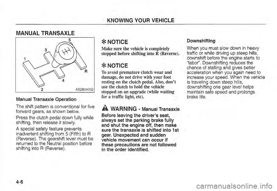 KIA SPECTRA5 2002  Owners Manual 