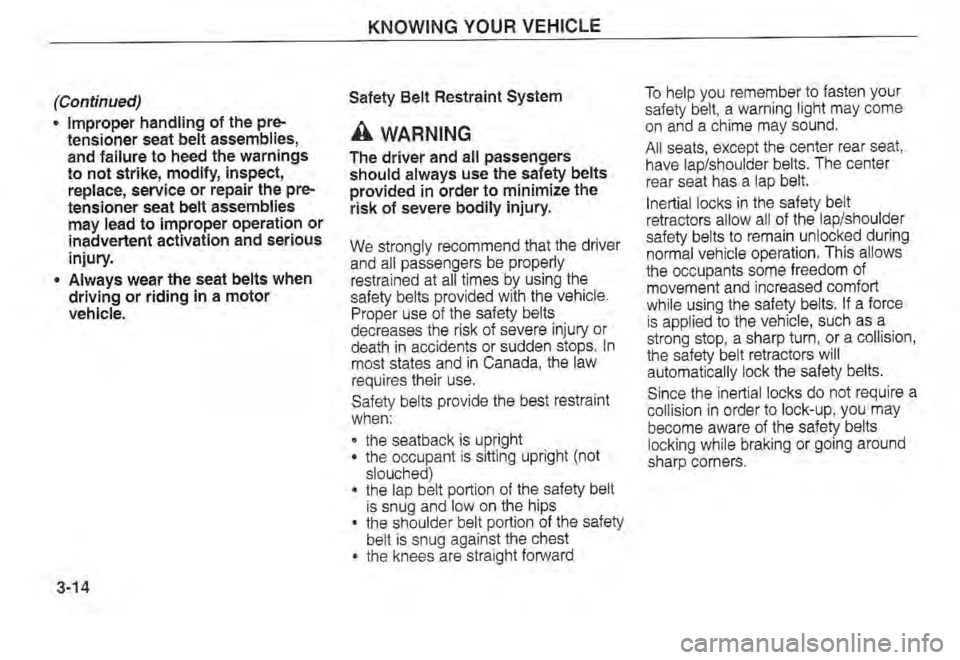 KIA SPECTRA5 2002  Owners Manual 