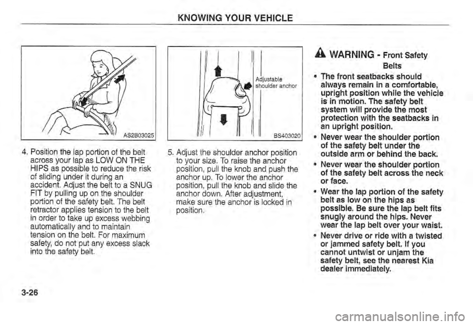 KIA SPECTRA5 2002  Owners Manual 