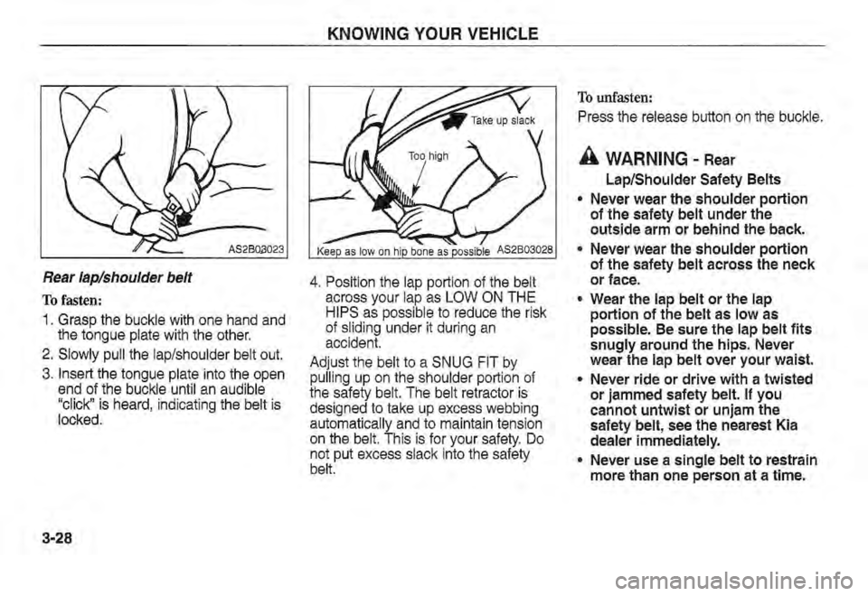 KIA SPECTRA5 2002  Owners Manual 