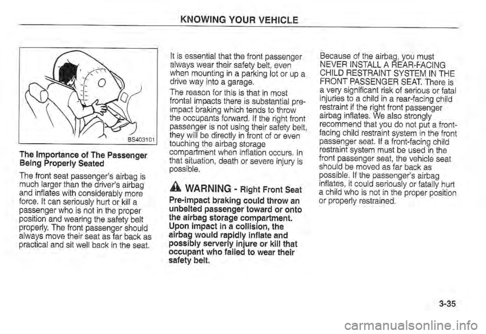 KIA SPECTRA5 2002  Owners Manual 