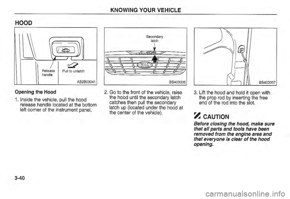 KIA SPECTRA5 2002  Owners Manual 