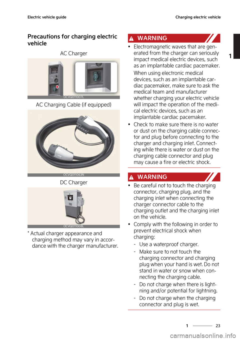 KIA EV6 2023  Owners Manual ��
�
�
�&�M�F�D�U�S�J�D��W�F�I�J�D�M�F��H�V�J�E�F�$�I�B�S�H�J�O�H��F�M�F�D�U�S�J�D��W�F�I�J�D�M�F
�1�S�F�D�B�V�U�J�P�O�T��G�P�S��D�I�B�S�H�J�O�H��F�M�F�D�U�S�J�D�
�W�F�I�J�D�M�F
�"�$��$�I