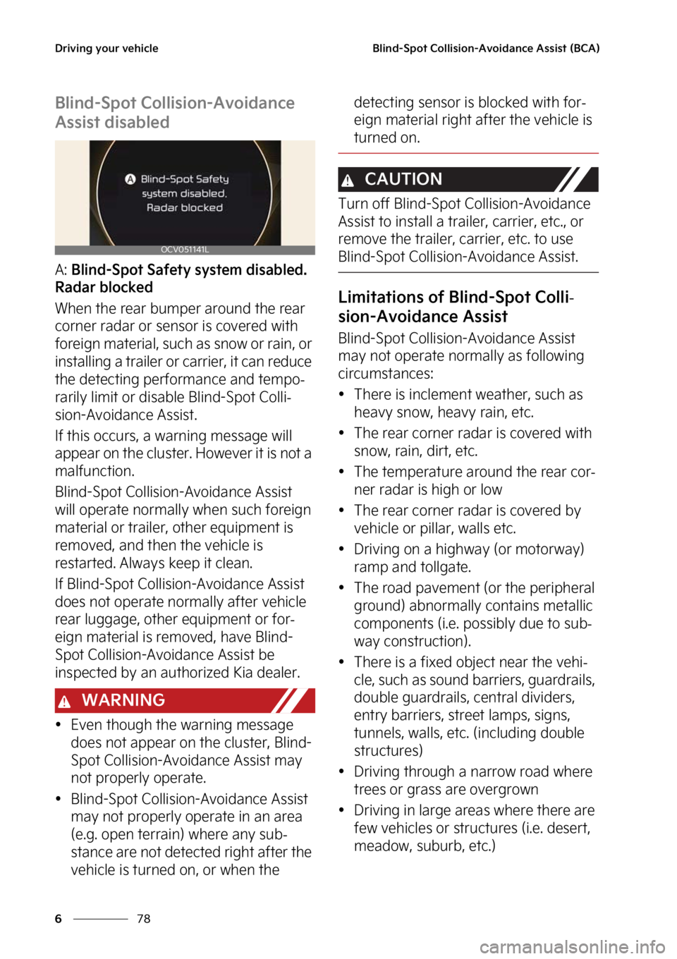 KIA EV6 2023  Owners Manual �%�S�J�W�J�O�H��Z�P�V�S��W�F�I�J�D�M�F
��
�
�#�M�J�O�E��4�Q�P�U��$�P�M�M�J�T�J�P�O��"�W�P�J�E�B�O�D�F��"�T�T�J�T�U��	�#�$�"�

�#�M�J�O�E��4�Q�P�U��$�P�M�M�J�T�J�P�O��"�W�P�J�E�B�O�D�F�
�
