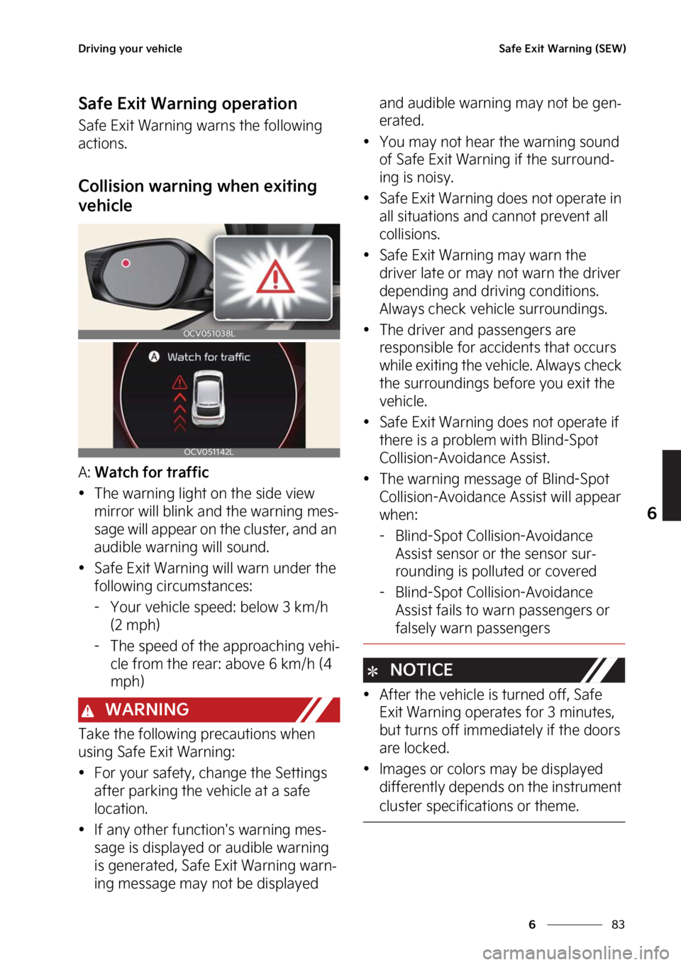 KIA EV6 2023  Owners Manual ��
�
�
�%�S�J�W�J�O�H��Z�P�V�S��W�F�I�J�D�M�F�4�B�G�F��&�Y�J�U��8�B�S�O�J�O�H��	�4�&�8�

�4�B�G�F��&�Y�J�U��8�B�S�O�J�O�H��P�Q�F�S�B�U�J�P�O
�4�B�G�F��&�Y�J�U��8�B�S�O�J�O�H��X�B�S�O�T�