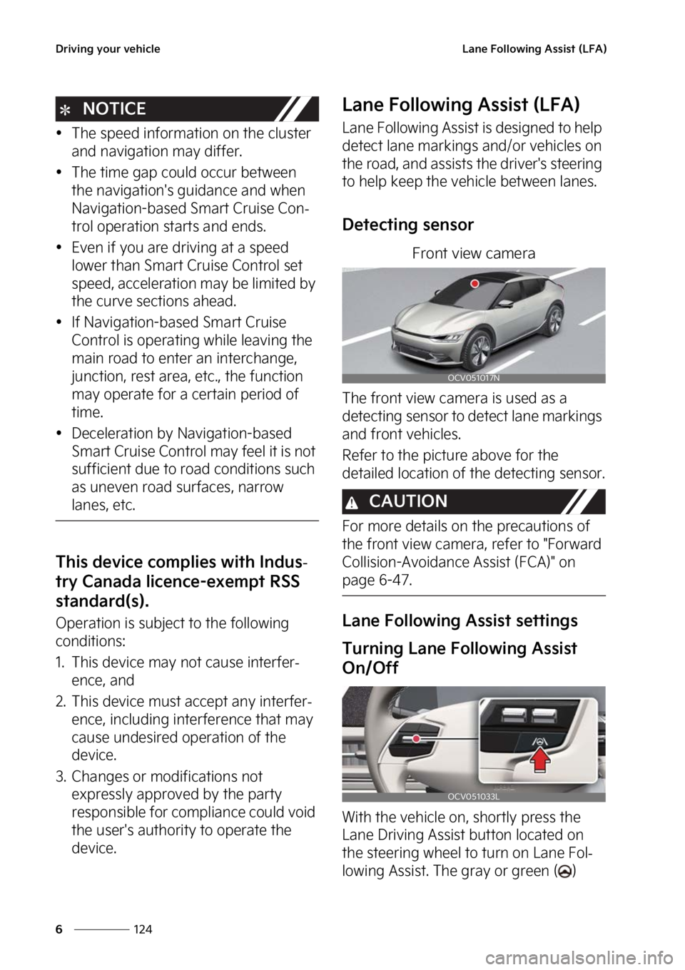 KIA EV6 2023  Owners Manual �%�S�J�W�J�O�H��Z�P�V�S��W�F�I�J�D�M�F
���
�
�-�B�O�F���P�M�M�P�X�J�O�H��"�T�T�J�T�U��	�-��"�

�/�0�5�*�$�&
