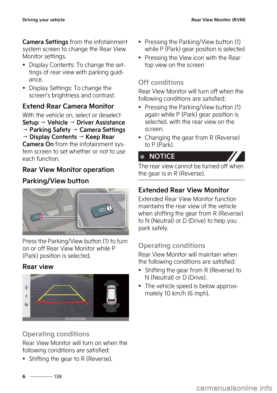 KIA EV6 2023  Owners Manual �%�S�J�W�J�O�H��Z�P�V�S��W�F�I�J�D�M�F
���
�
�3�F�B�S��7�J�F�X��.�P�O�J�U�P�S��	�3�7�.�

�$�B�N�F�S�B��4�F�U�U�J�O�H�T��G�S�P�N��U�I�F��J�O�G�P�U�B�J�O�N�F�O�U�
�T�Z�T�U�F�N��T�D�S�F�F�