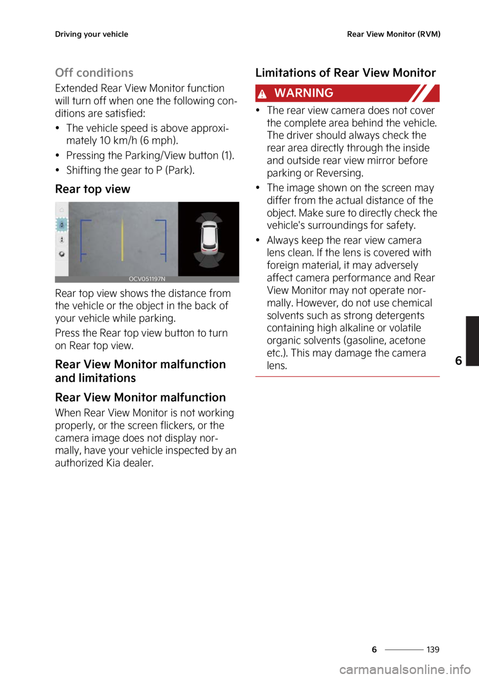 KIA EV6 2023  Owners Manual ���
�
�
�%�S�J�W�J�O�H��Z�P�V�S��W�F�I�J�D�M�F�3�F�B�S��7�J�F�X��.�P�O�J�U�P�S��	�3�7�.�

�0�G�G��D�P�O�E�J�U�J�P�O�T
�&�Y�U�F�O�E�F�E��3�F�B�S��7�J�F�X��.�P�O�J�U�P�S��G�V�O�D�U�J�P�O�