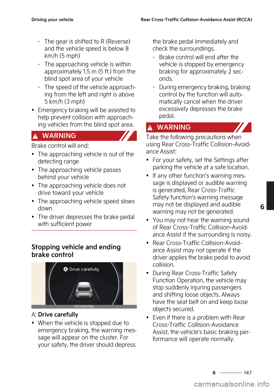 KIA EV6 2023  Owners Manual ���
�
�
�%�S�J�W�J�O�H��Z�P�V�S��W�F�I�J�D�M�F�3�F�B�S��$�S�P�T�T��5�S�B�G�G�J�D��$�P�M�M�J�T�J�P�O��"�W�P�J�E�B�O�D�F��"�T�T�J�T�U��	�3�$�$�"�

� �5�I�F��H�F�B�S��J�T��T�I�J�G�U�F�E�