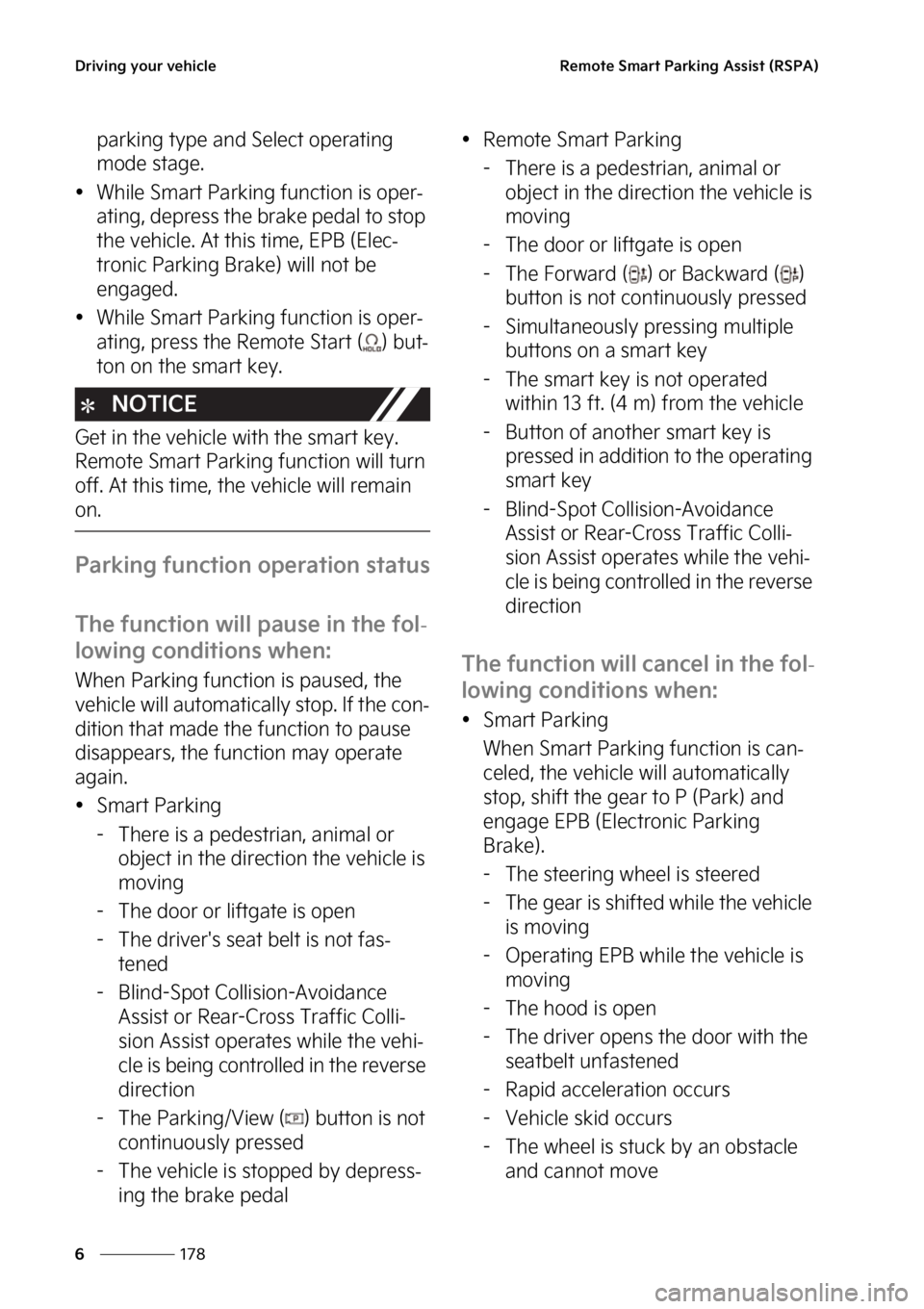 KIA EV6 2023  Owners Manual �%�S�J�W�J�O�H��Z�P�V�S��W�F�I�J�D�M�F
���
�
�3�F�N�P�U�F��4�N�B�S�U��1�B�S�L�J�O�H��"�T�T�J�T�U��	�3�4�1�"�

�Q�B�S�L�J�O�H��U�Z�Q�F��B�O�E��4�F�M�F�D�U��P�Q�F�S�B�U�J�O�H�
�N�P�E�F��