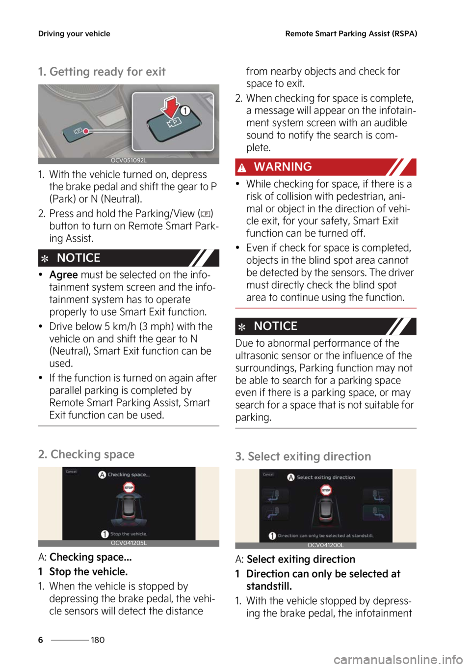KIA EV6 2023  Owners Manual �%�S�J�W�J�O�H��Z�P�V�S��W�F�I�J�D�M�F
���
�
�3�F�N�P�U�F��4�N�B�S�U��1�B�S�L�J�O�H��"�T�T�J�T�U��	�3�4�1�"�

����(�F�U�U�J�O�H��S�F�B�E�Z��G�P�S��F�Y�J�U
�� �8�J�U�I��U�I�F��W�F�I