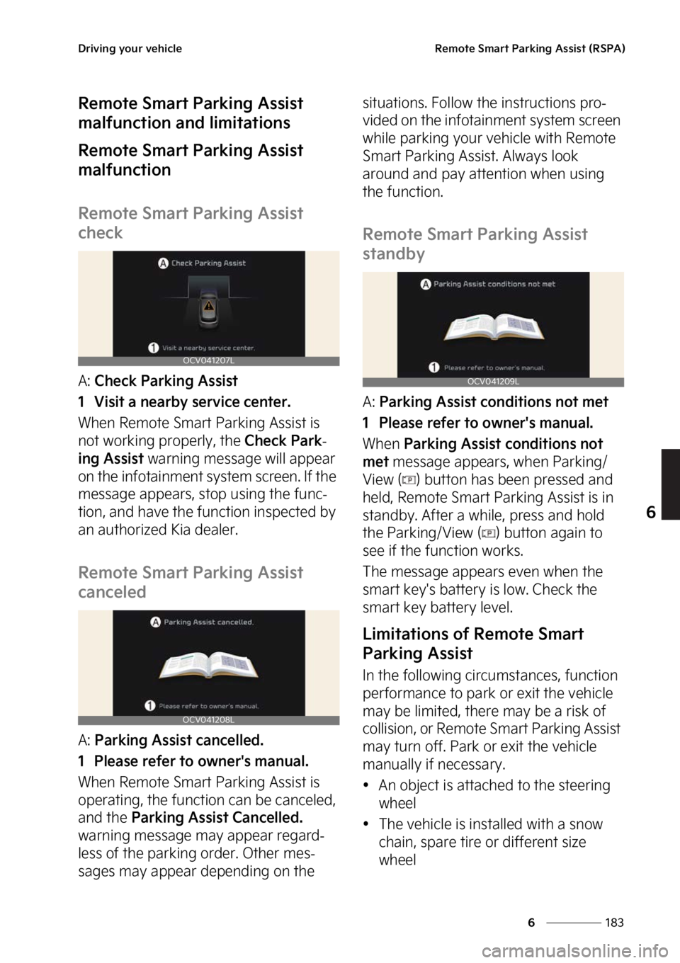 KIA EV6 2023  Owners Manual ���
�
�
�%�S�J�W�J�O�H��Z�P�V�S��W�F�I�J�D�M�F�3�F�N�P�U�F��4�N�B�S�U��1�B�S�L�J�O�H��"�T�T�J�T�U��	�3�4�1�"�

�3�F�N�P�U�F��4�N�B�S�U��1�B�S�L�J�O�H��"�T�T�J�T�U�
�N�B�M�G�V�O�D�U�J�P�