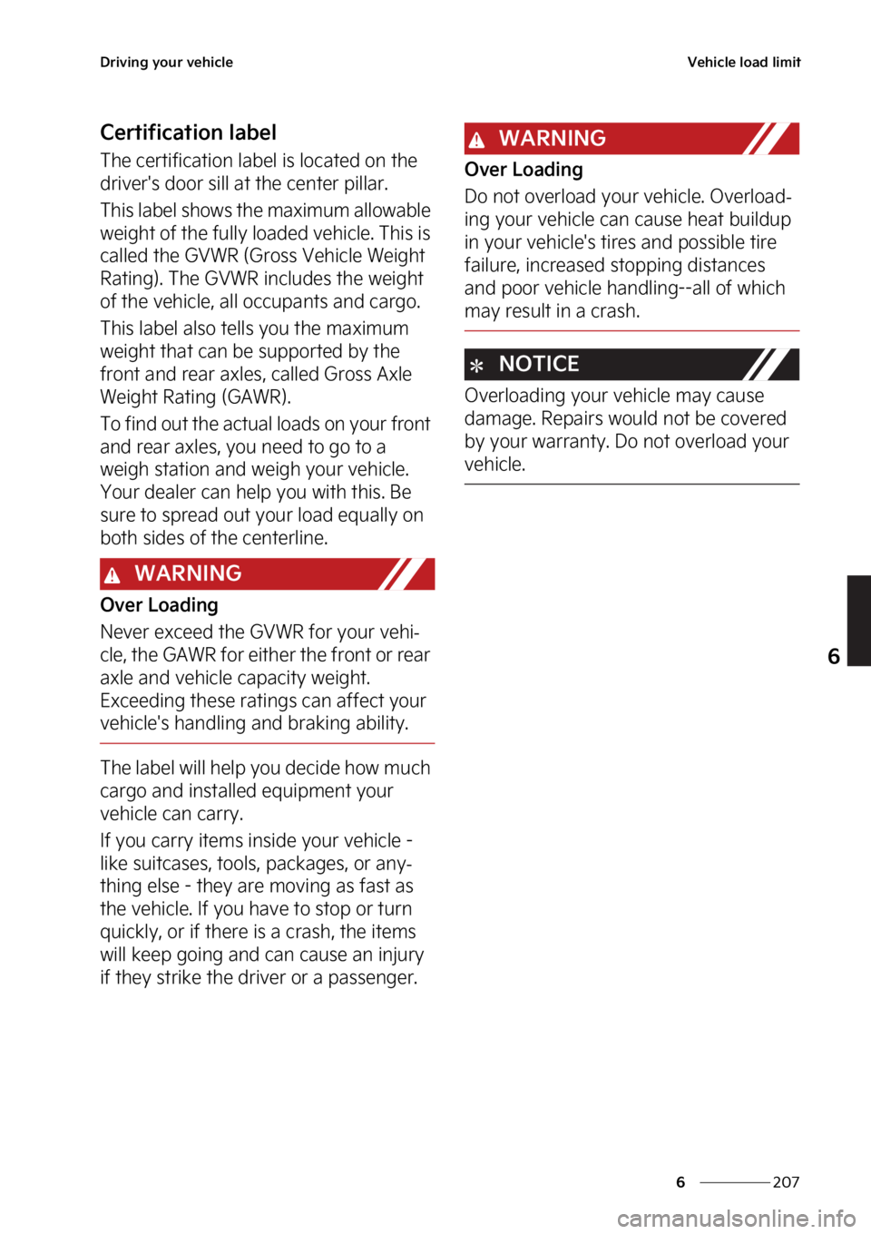 KIA EV6 2023  Owners Manual ���
�
�
�%�S�J�W�J�O�H��Z�P�V�S��W�F�I�J�D�M�F�7�F�I�J�D�M�F��M�P�B�E��M�J�N�J�U
�$�F�S�U�J�G�J�D�B�U�J�P�O��M�B�C�F�M
�5�I�F��D�F�S�U�J�G�J�D�B�U�J�P�O��M�B�C�F�M��J�T��M�P�D�B�U�F�E��