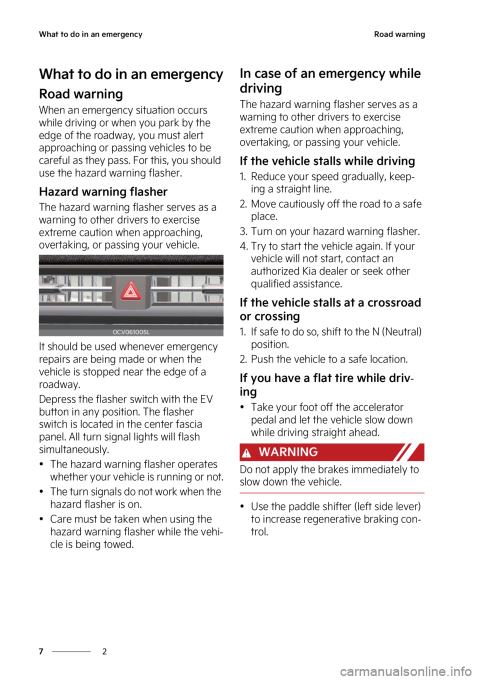 KIA EV6 2023  Owners Manual �8�I�B�U��U�P��E�P��J�O��B�O��F�N�F�S�H�F�O�D�Z
�
�
�3�P�B�E��X�B�S�O�J�O�H
�8�I�B�U��U�P��E�P��J�O��B�O��F�N�F�S�H�F�O�D�Z
�3�P�B�E��X�B�S�O�J�O�H
�8�I�F�O��B�O��F�N�F�S�H�F�O�D�Z��T