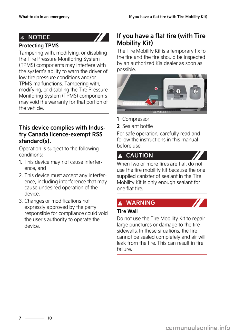 KIA EV6 2023  Owners Manual �8�I�B�U��U�P��E�P��J�O��B�O��F�N�F�S�H�F�O�D�Z
��
�
�*�G��Z�P�V��I�B�W�F��B��G�M�B�U��U�J�S�F��	�X�J�U�I��5�J�S�F��.�P�C�J�M�J�U�Z��,�J�U�

�/�0�5�*�$�&
�1�S�P�U�F�D�U�J�O�H��5�1�.�