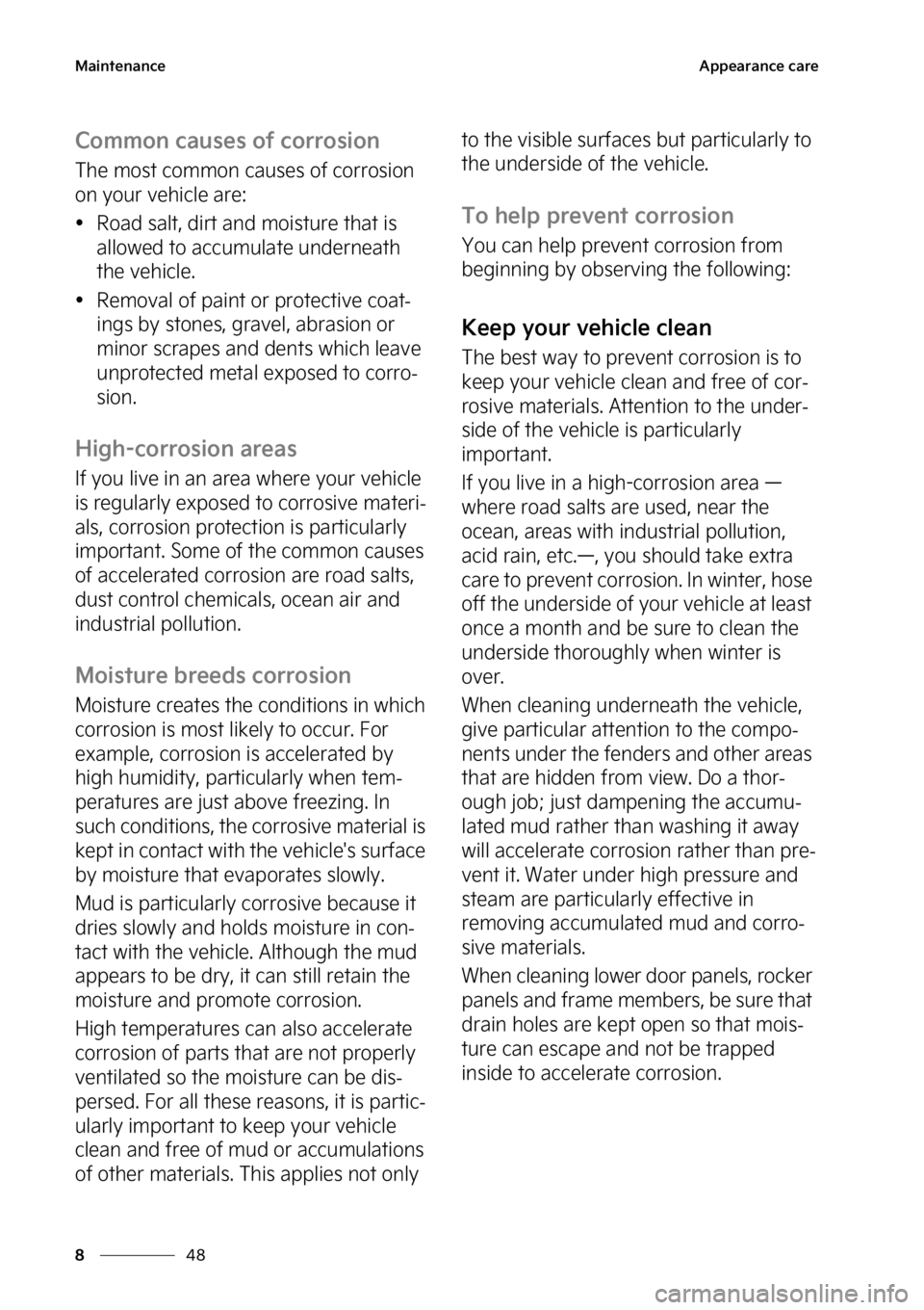 KIA EV6 2023  Owners Manual �.�B�J�O�U�F�O�B�O�D�F
��
�
�"�Q�Q�F�B�S�B�O�D�F��D�B�S�F
�$�P�N�N�P�O��D�B�V�T�F�T��P�G��D�P�S�S�P�T�J�P�O
�5�I�F��N�P�T�U��D�P�N�N�P�O��D�B�V�T�F�T��P�G��D�P�S�S�P�T�J�P�O�
�P�O��Z�P�V